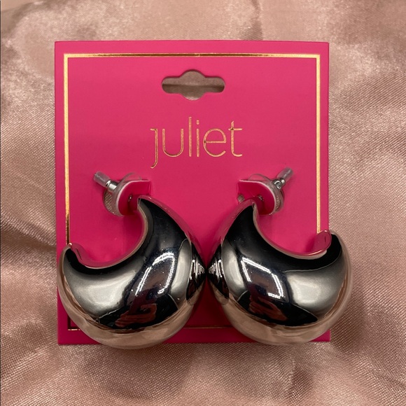 Juliet Jewelry - Juliet Silver Hoop Earrings